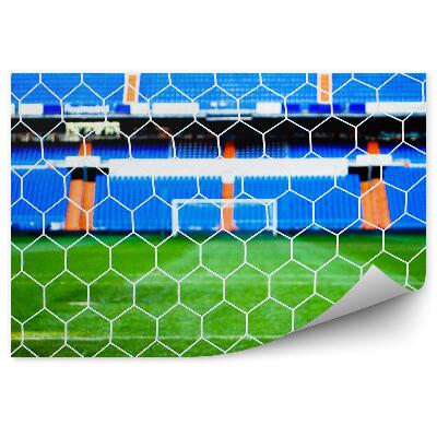 Fototapeta Travnata mreža igrišče stoli za gledalce