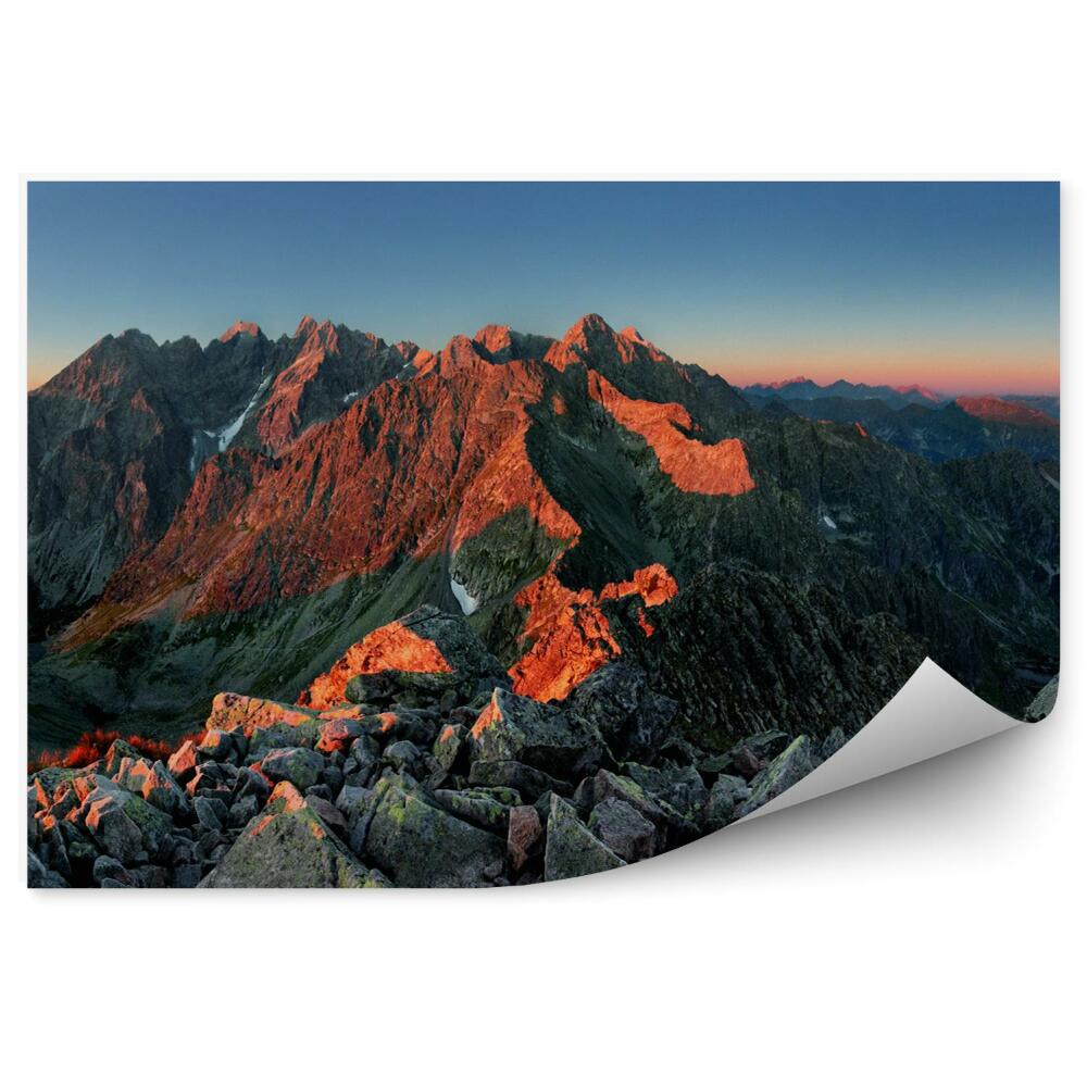 Fototapeta Panoráma z vrcholu - slovensko tatry