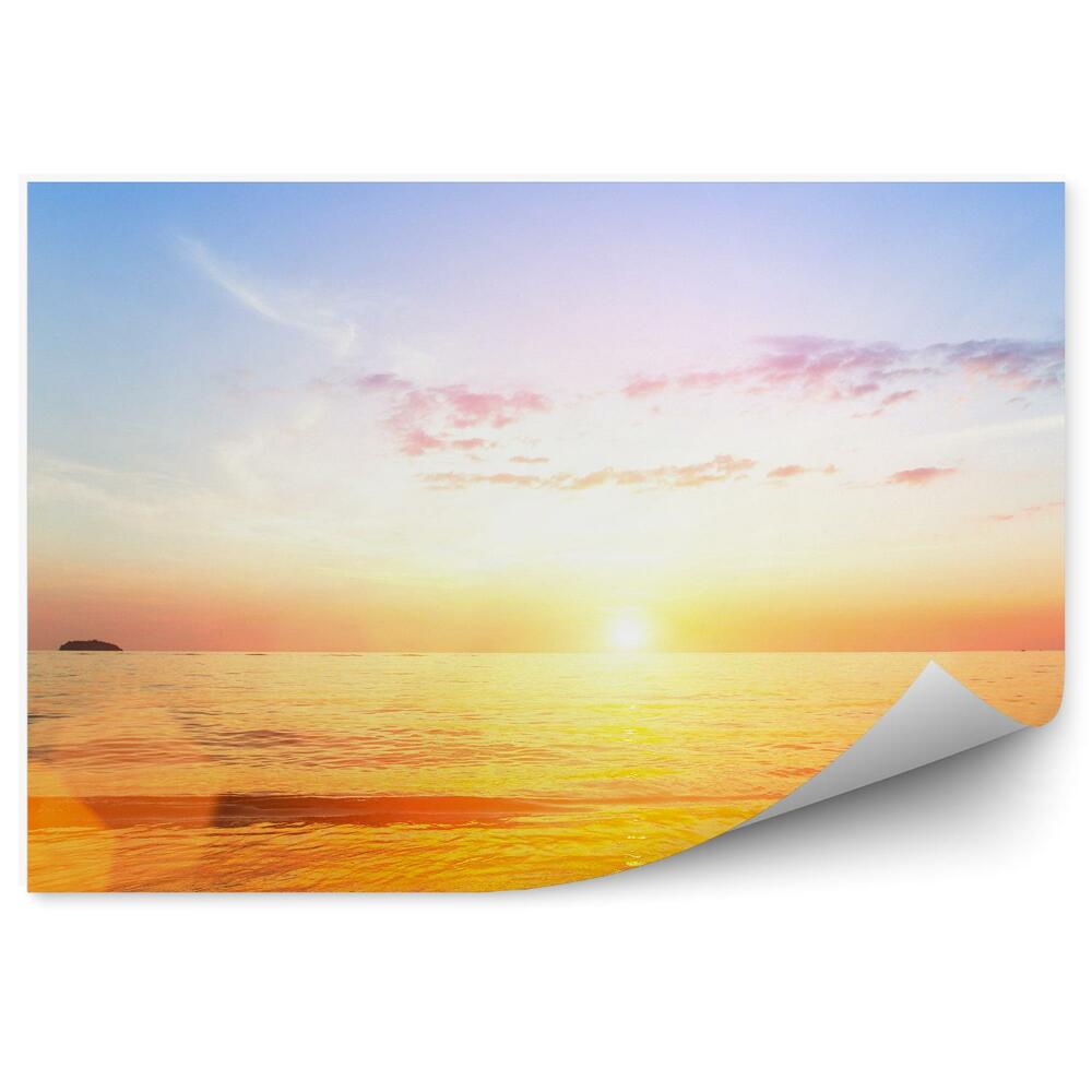 Fototapeta na stenu Západ slnka piesočná pláž pobrežie