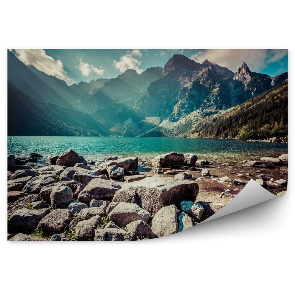 Fototapeta Horské vody jazero more oko tatra poľsko