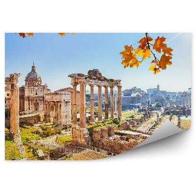 Fototapeta na stenu Jesenski pogled na rimske ruševine