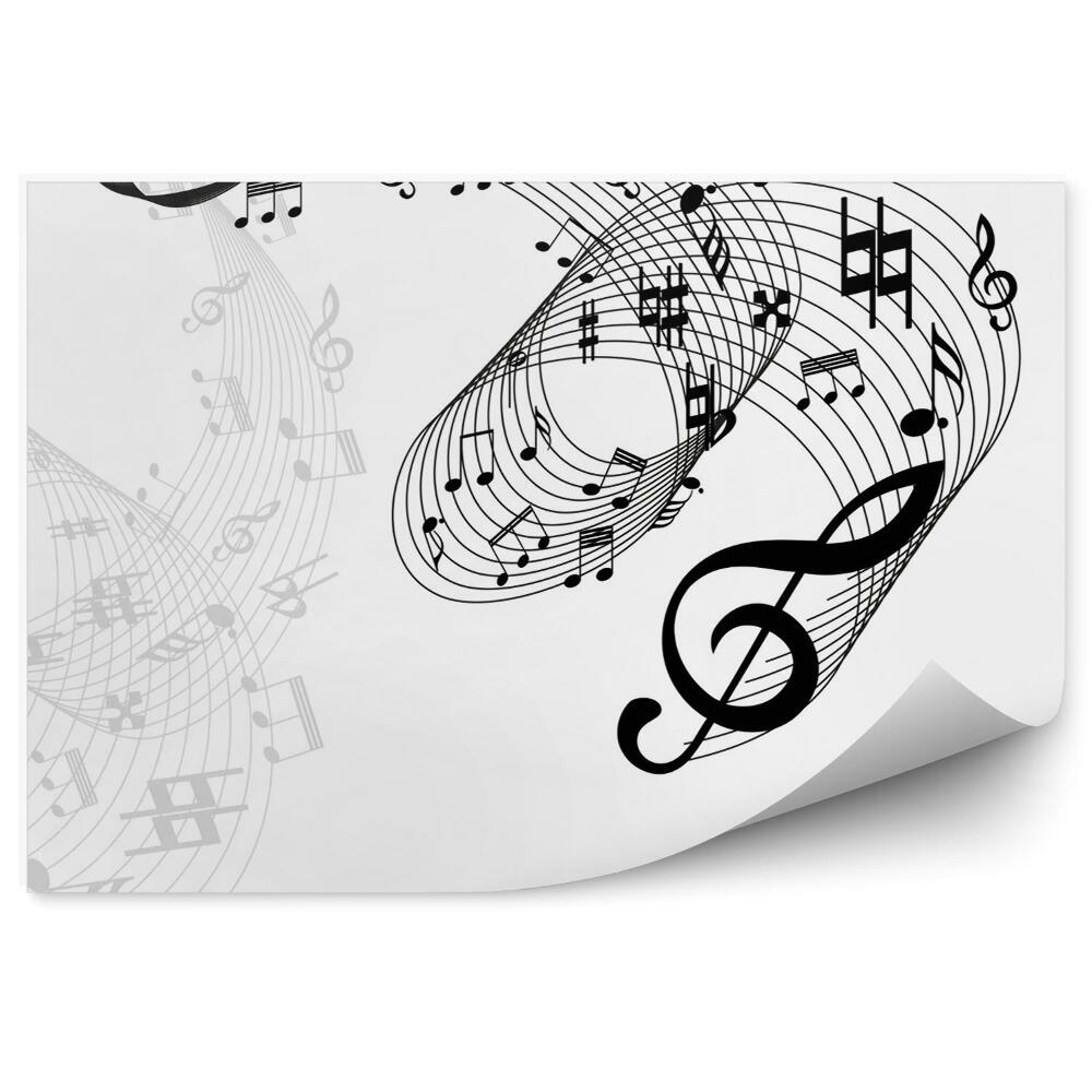 Fototapeta na stenu 3D noty