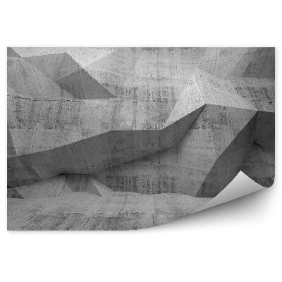 Fototapeta Abstraktný 3d interiér s tmavým betónom