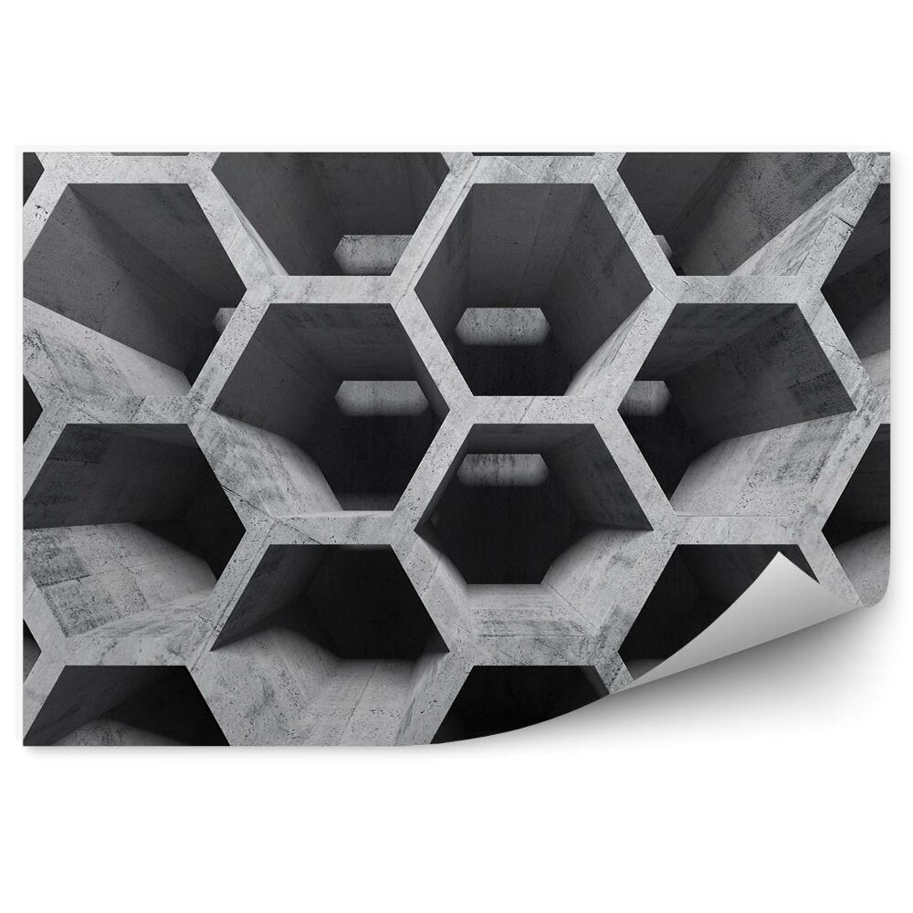 Fototapeta Perspektíva betónu voštinového typu