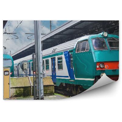 Fototapeta Postaja v Italiji postanek vlakov