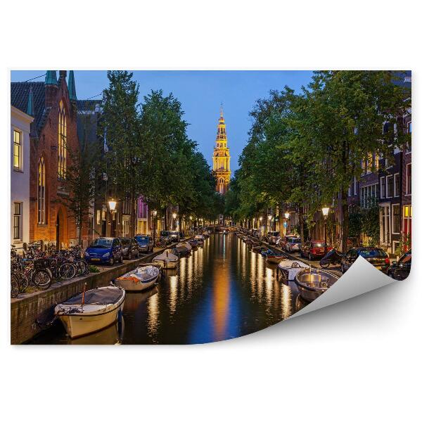 Fototapeta na stenu Amsterdamský kanál