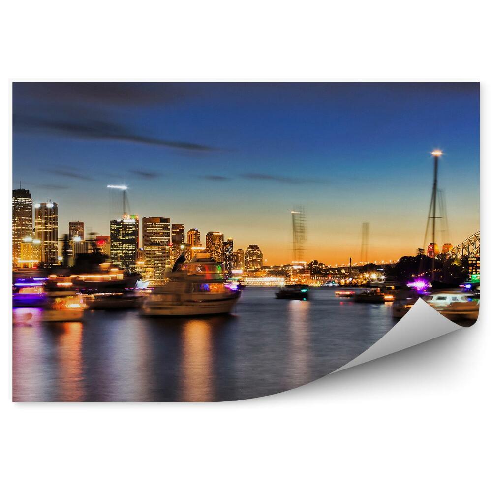 Fototapeta na stenu Dopravné Lode Morský Most Mesto