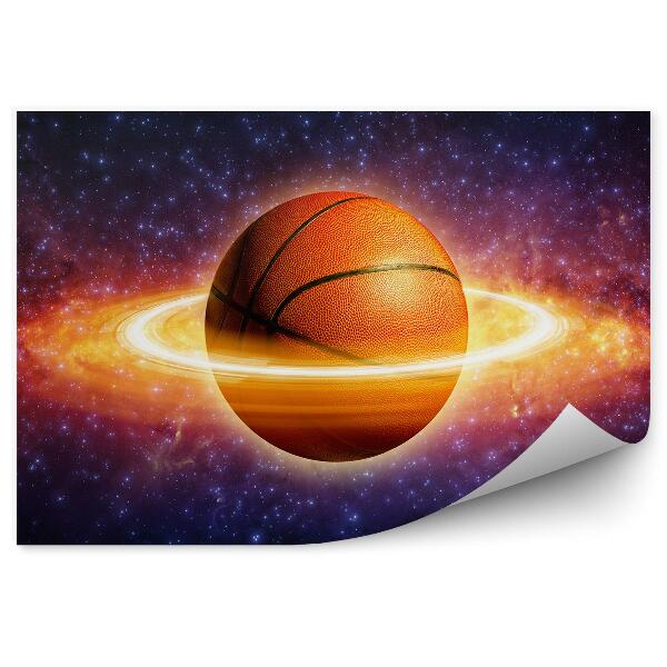 Fototapeta Košarkarska žoga planet nebo zvezde galaksija
