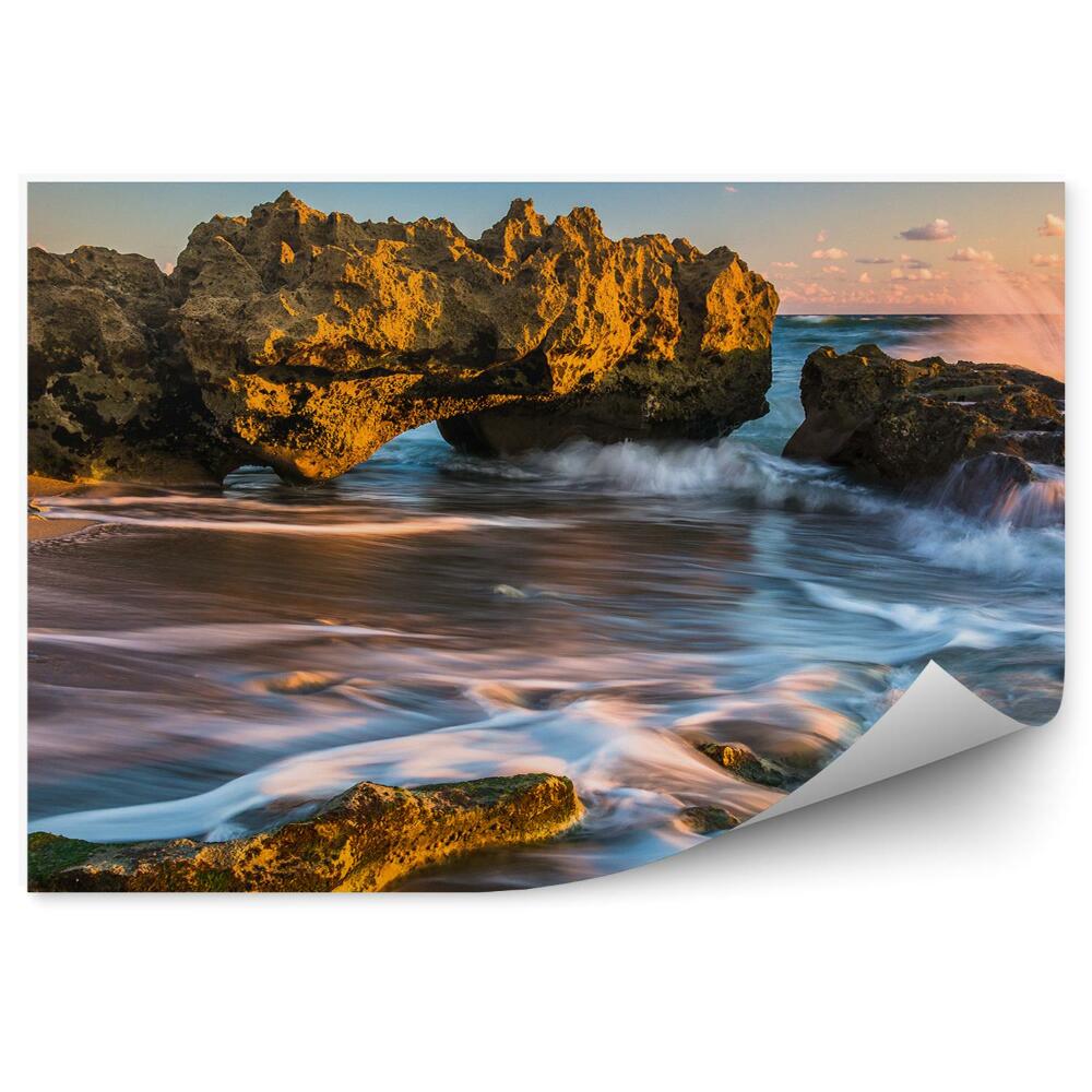 Fototapeta na stenu Koralové vlny východ slnka Atlantický oceán