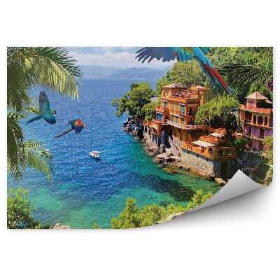 Fototapeta na stenu Palmy papagáje zelené Stredozemné ostrovy