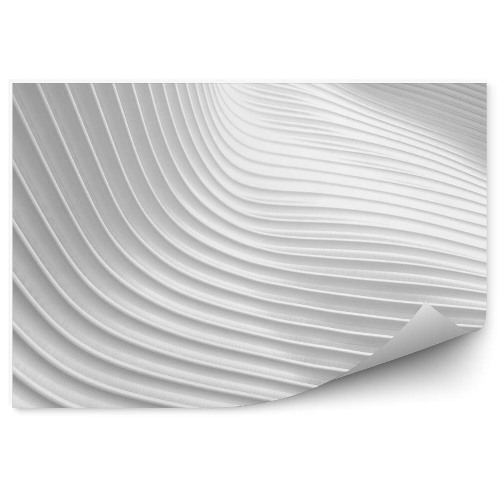 3d fototapeta Biele 3d čiary