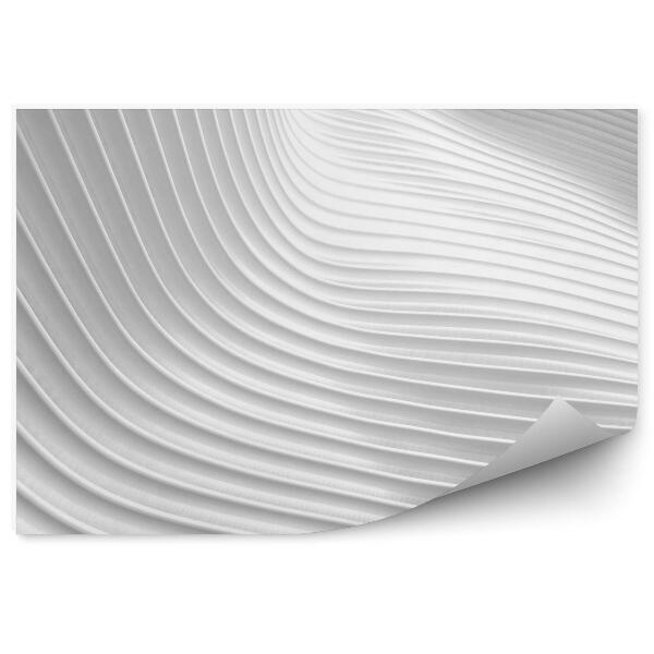 3d fototapeta Biele 3d čiary