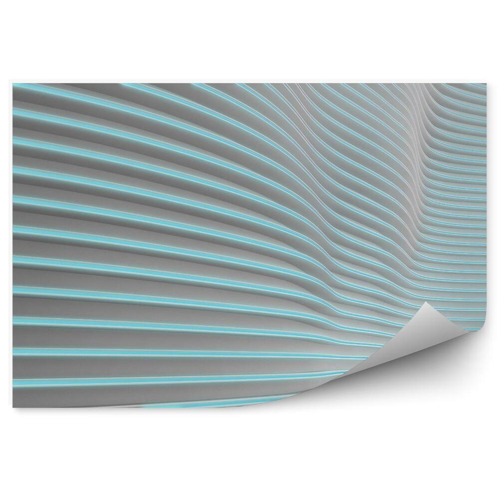 Fototapeta 3d pozadie s modrými čiarami