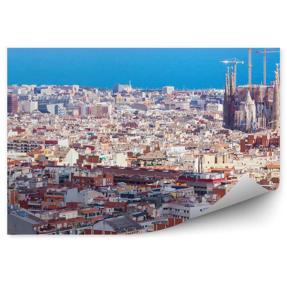 Fototapeta na stenu Budovy voda Barcelona Španielsko
