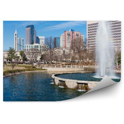 Fototapeta Prírodná fontána v mestskom parku