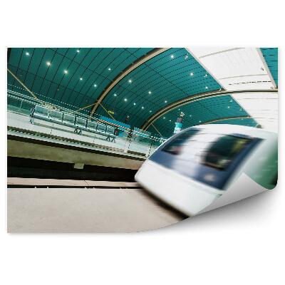 Fototapeta na stenu Pohyb Vlaku Stanica Doprava