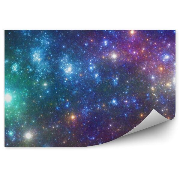 Fototapeta na stenu Modré Fialové Pozadie Hviezdy Galaxia