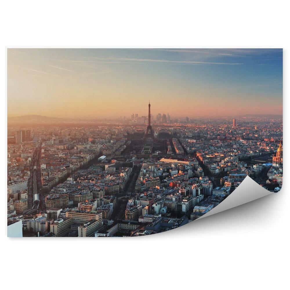 Fototapeta Panoráma Paríža pri západe slnka