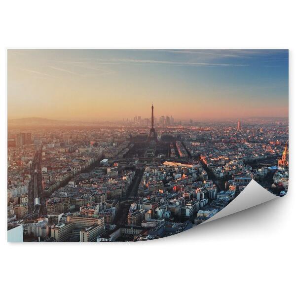 Fototapeta Panoráma Paríža pri západe slnka