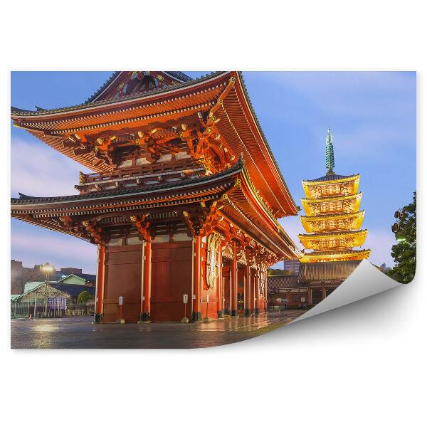 Fototapeta Chrám Japonsko Svetlá Kultúra Budovy