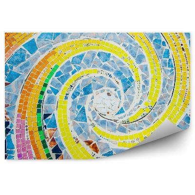 Fototapeta na stenu Špirálová fraktálna mozaika