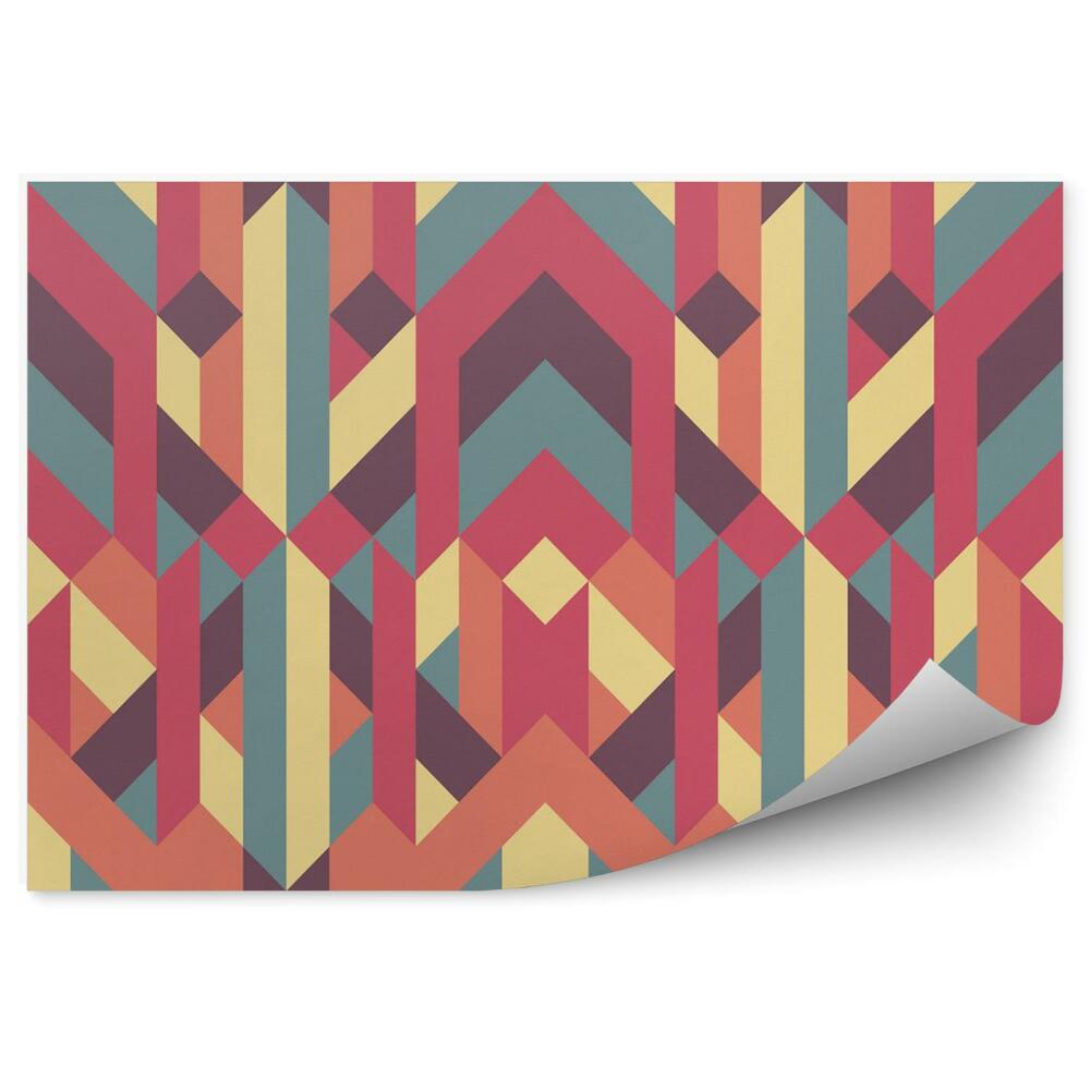 Fototapeta na stenu Retro geometrický vzor