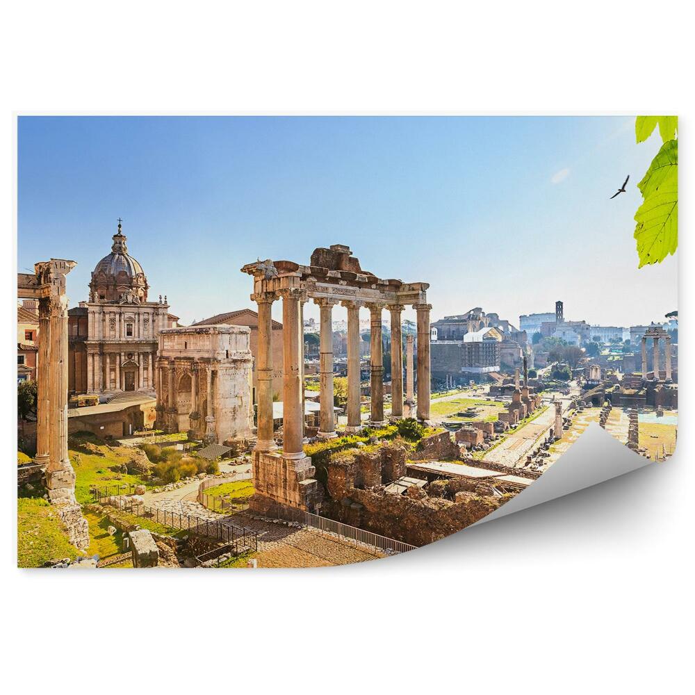 Fototapeta Poletni turizem ruševine v Italiji