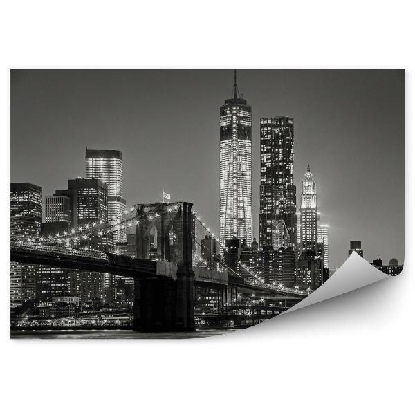 Fototapeta New York v noci