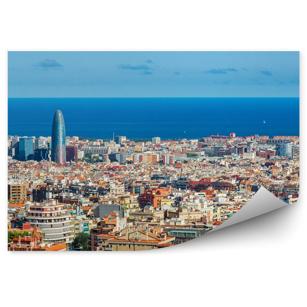Fototapeta Budovy voda Barcelona Španielsko