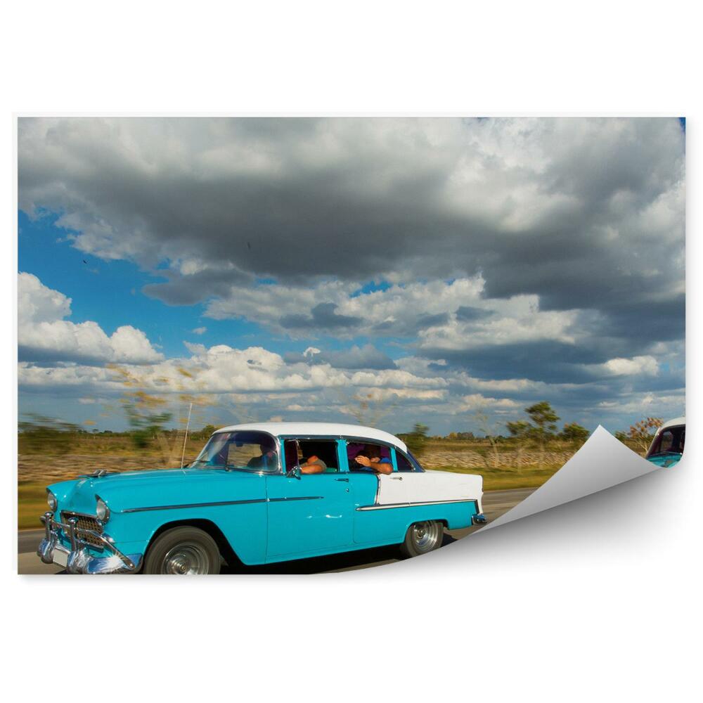 Fototapeta Kuba Havana Ulica Klasické Autá