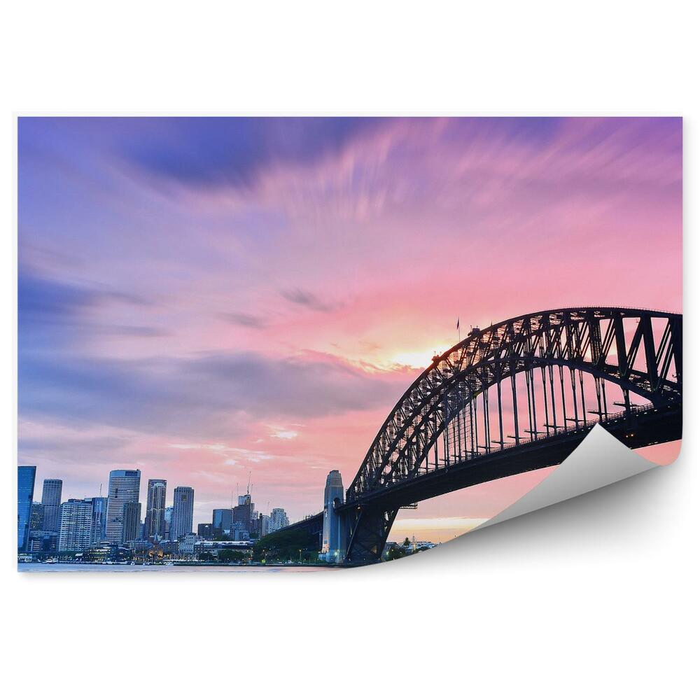 Fototapeta Sydney mesto most farby voda