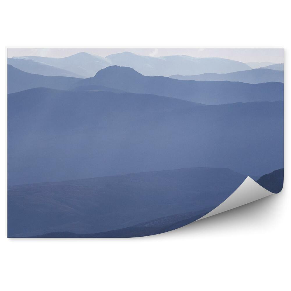 Fototapeta na stenu Hory hmla obloha tma