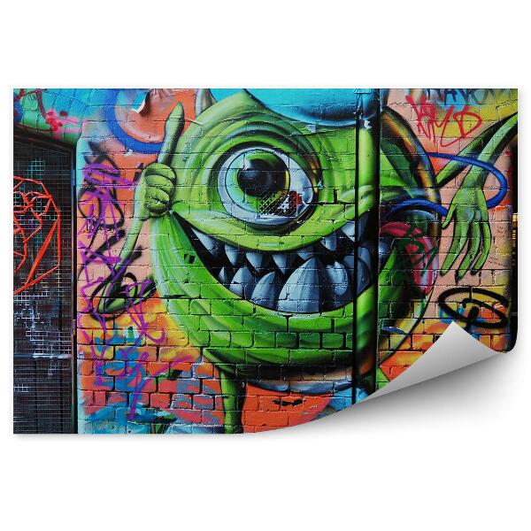 Fototapeta na stenu Graffiti monštrá a spoločnosť karikatúra