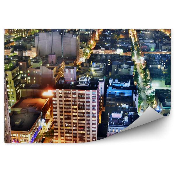 Fototapeta na stenu Mrakodrapy cesty svetla New York