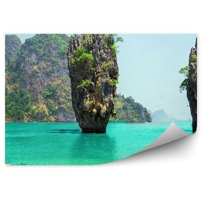 Fototapeta na stenu James Bond Ostrov Skaly Vegetácia