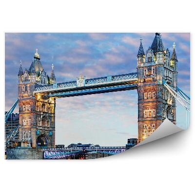 Fototapeta Osvetlený vežový most