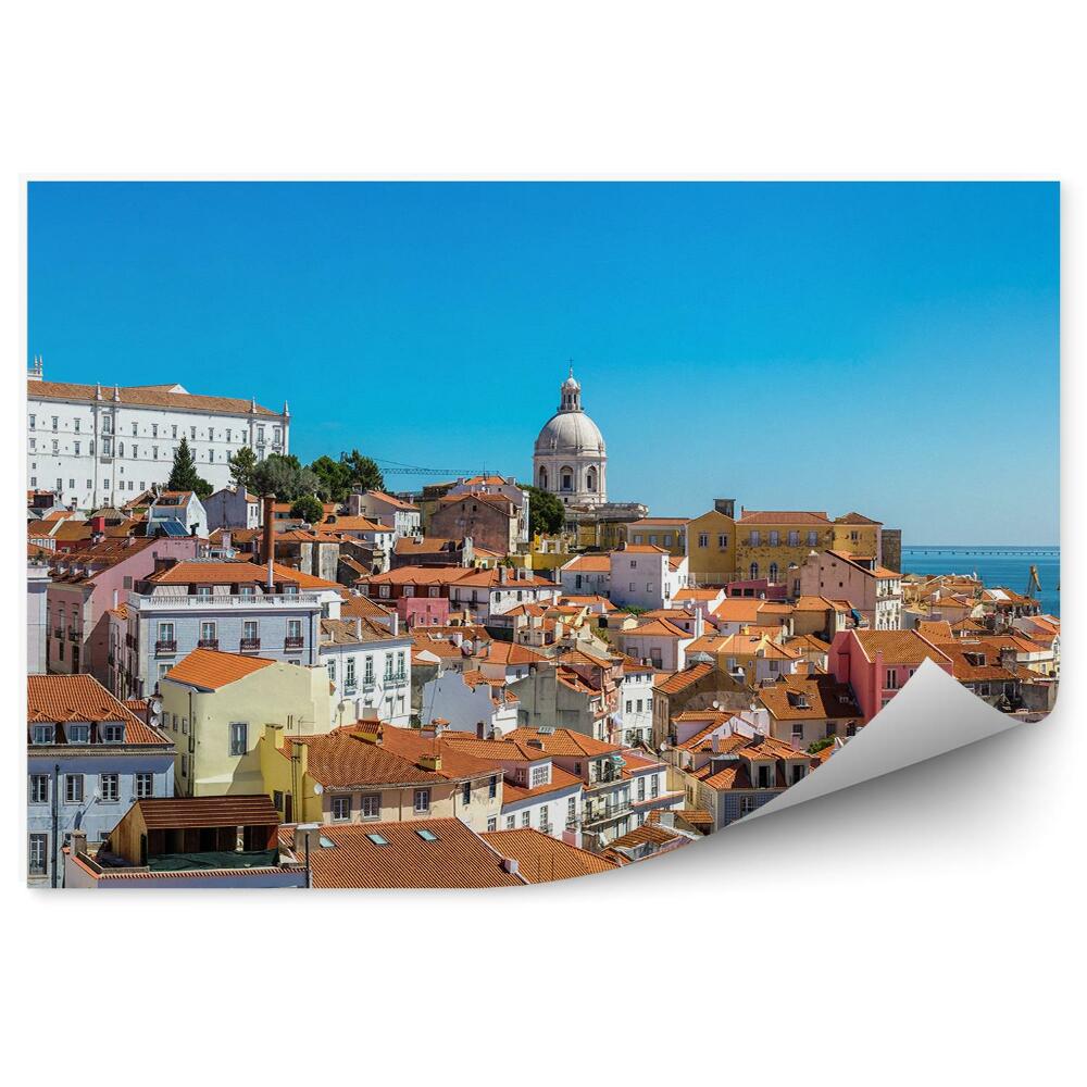 Fototapeta na stenu Panoráma strechy Lisabonu mestské budovy