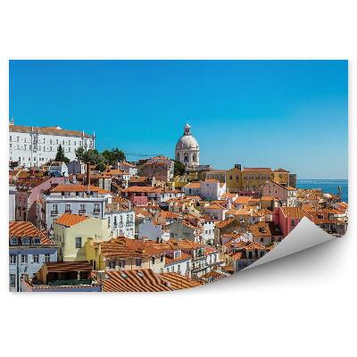 Fototapeta na stenu Panoráma strechy Lisabonu mestské budovy