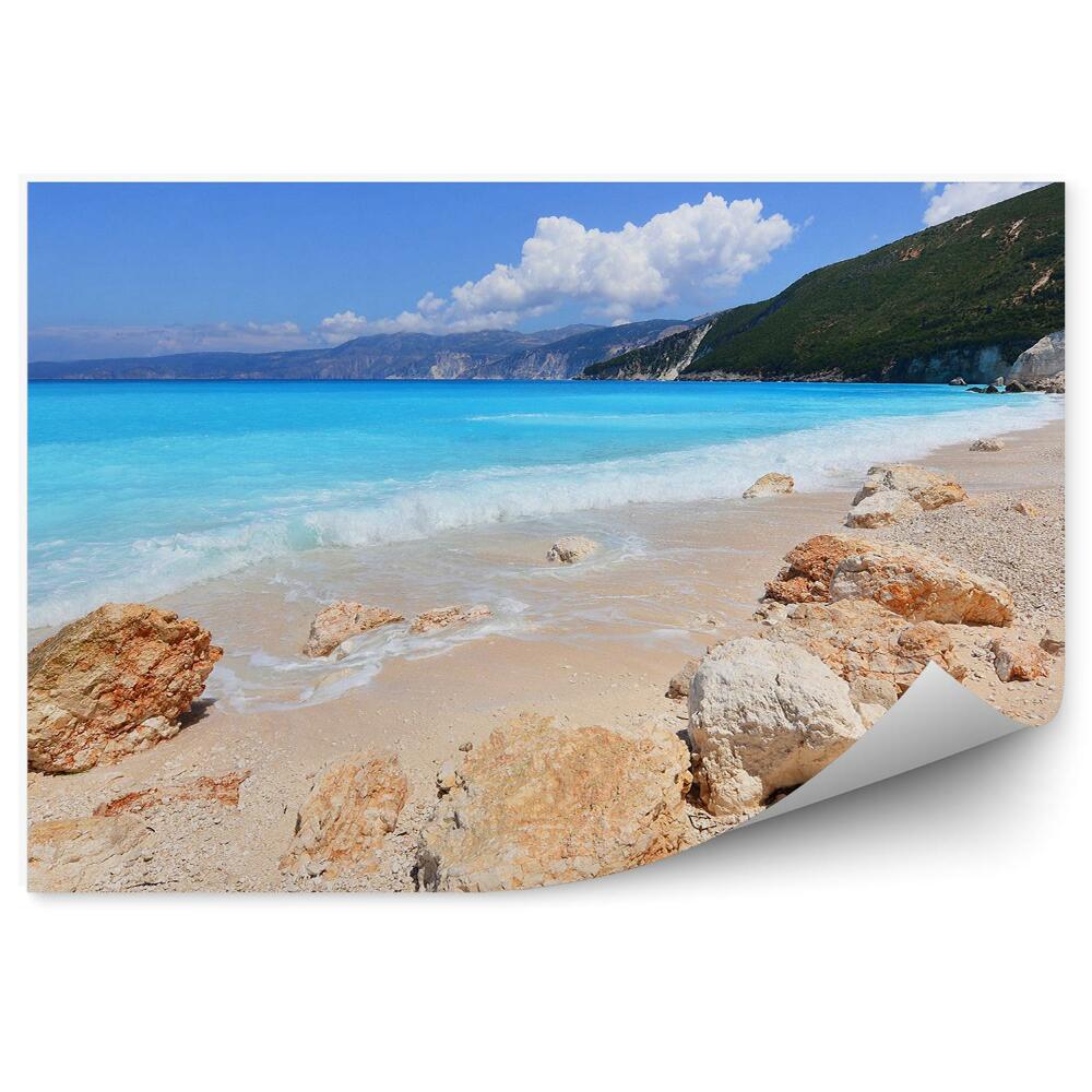 Fototapeta na stenu Krajina ostrov modrá voda piesok