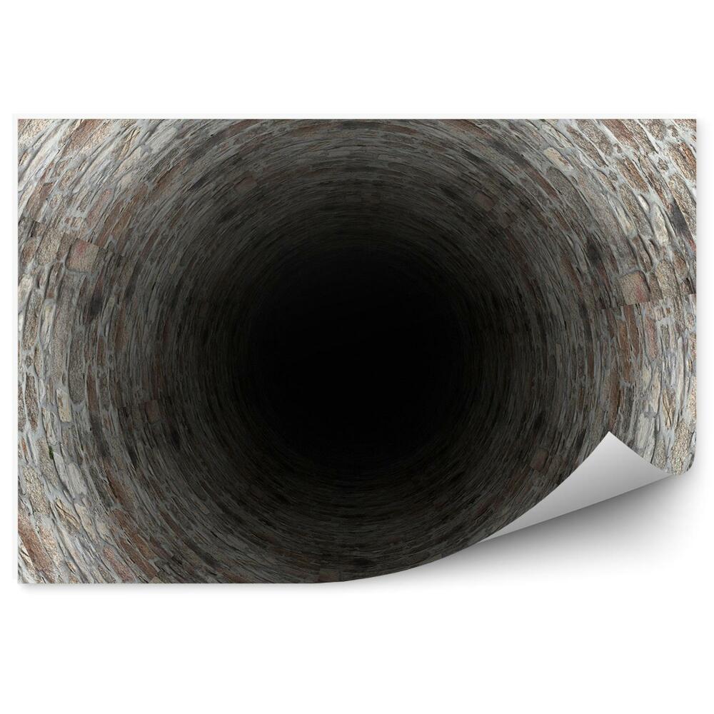 Fototapeta 3D tunel tehla