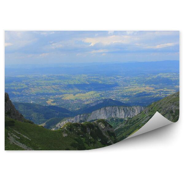Fototapeta Pohľad kasprowy wierch tatry obloha mraky
