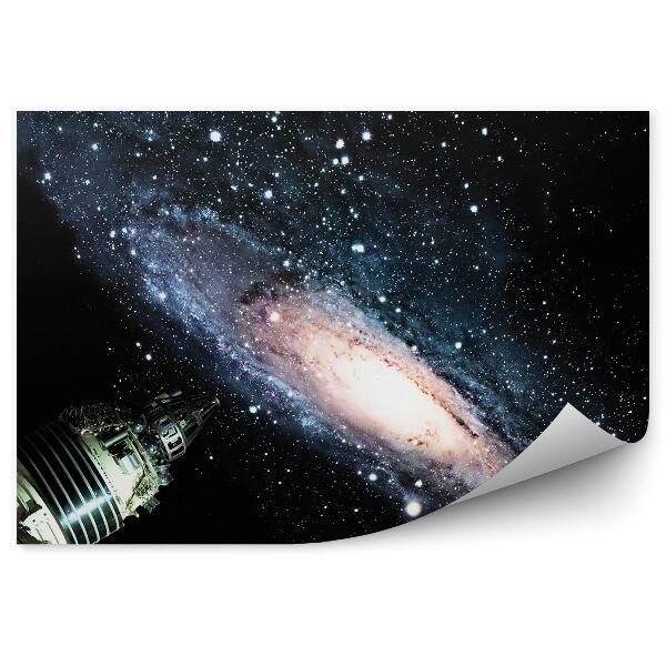 Fototapeta Špirálová Galaxia Hviezdy Vesmír Raketa Hviezdy