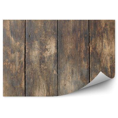 Fototapeta na stenu Odreté zvislé drevené dosky