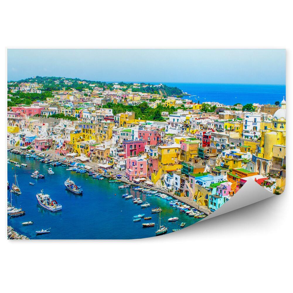 Fototapeta Farebné Mesto Lode Domy Architektúra