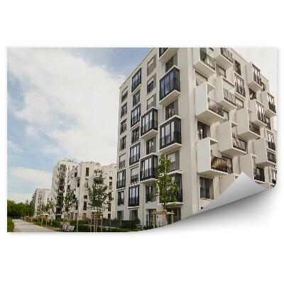 Fototapeta Sodobne stanovanjske stavbe arhitektura