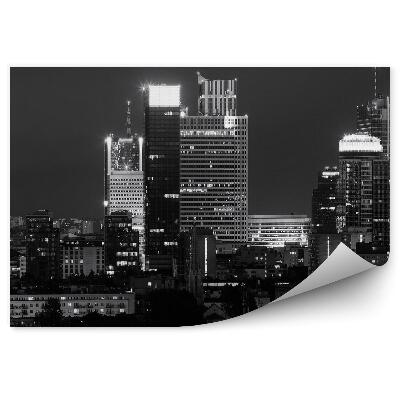 Fototapeta na stenu Čiernobiela panoráma Varšavy