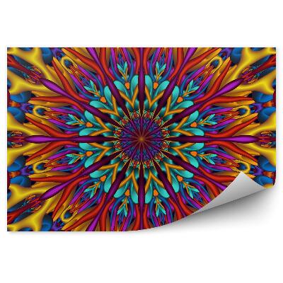 3d fototapeta Farebné lesklé 3d mandaly