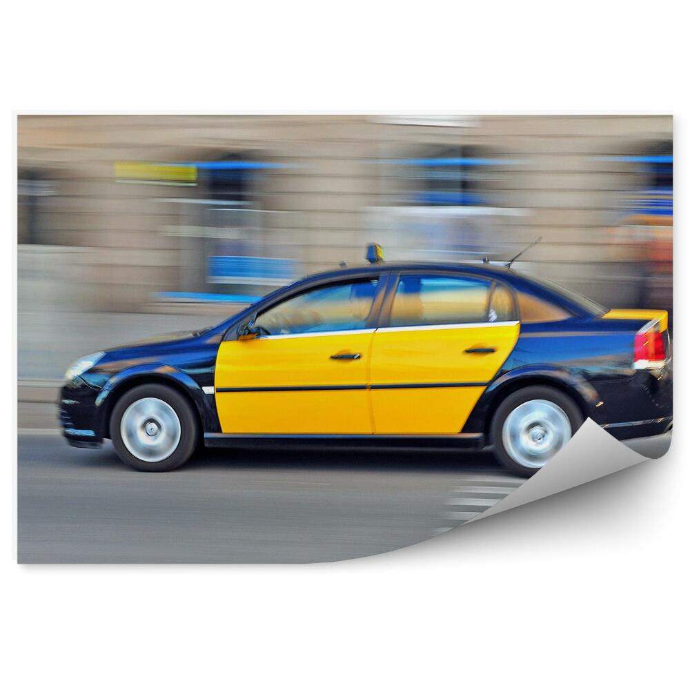 Fototapeta na stenu Taxi Autá Mesto Budovy Doprava