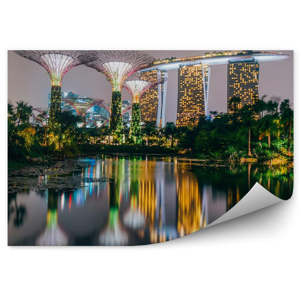 Fototapeta Super stromy háj záhrada záliv Singapur svetlá