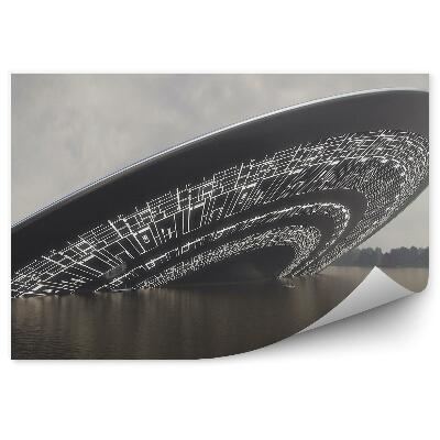 Fototapeta Katastrofa Ufo 3d Jazero Strom Obloha Mraky Svetlo